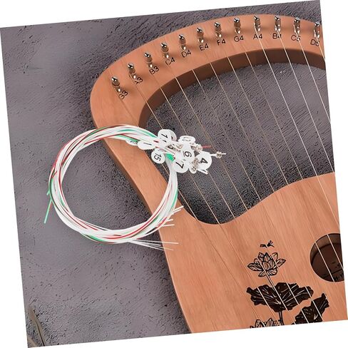ERINGOGO Lyre Harp Strings Replacement Kit 15pcs Nylon Strings for Musical Instruments for Lyre Learners Players and Musicians in Saudi Arabia