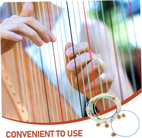 Garneck 15pcs Lyre Harp Strings Replacement Sturdy Lap Harp Strings for Music Instruments Lyre Accessories in Saudi Arabia