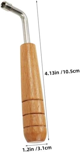 Totority 1 Set Lyre Harp Pegs Durable Replacement Tuning Pegs with Nails Wrench Professional Accessories for Lyre Harp Players Smooth Finish for Easy Tuning Elegant Design in Saudi Arabia