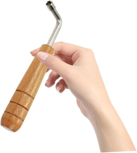 Totority 1 Set Lyre Harp Pegs Durable Replacement Tuning Pegs with Nails Wrench Professional Accessories for Lyre Harp Players Smooth Finish for Easy Tuning Elegant Design in Saudi Arabia