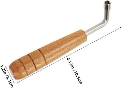 Totority 1 Set Lyre Harp Pegs Durable Replacement Tuning Pegs with Nails Wrench Professional Accessories for Lyre Harp Players Smooth Finish for Easy Tuning Elegant Design in Saudi Arabia