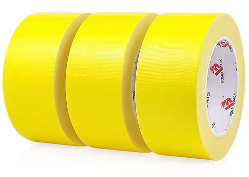 Yellow Duct Tape Heavy Dudy,9 Mil Thickness,2 Inches x 30 Yards,Strong Industrial Strength,Flexible,No Residue,Waterproof and Tear by Hand,Multi-Use for Indoor & Outdoor Repairs 2 Pack in Saudi Arabia