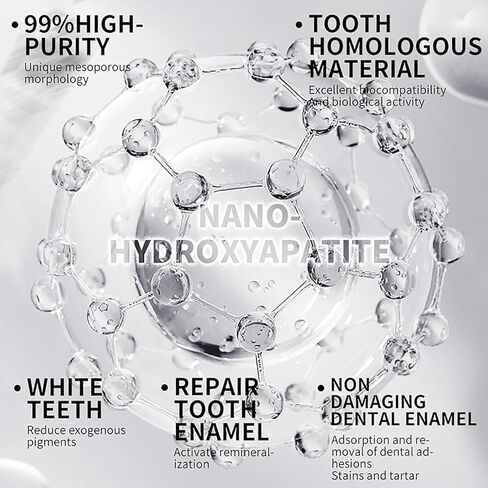 Ayzololo 7.5% Hydroxyapatite Toothpaste for Advanced Enamel Protection,Appropriate for Sensitive Teeth,Gentle and Effective Formula,Fresh Mint (Pack of 1) in Saudi Arabia