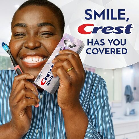 معجون أسنان تبييض الأسنان وايت بريليانس بالنعناع النابض بالحياة ثلاثي الأبعاد، 4.6 أونصة in Kuwait