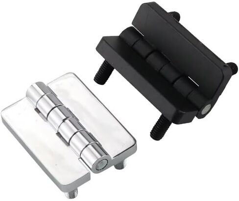 Zinc Alloy Thickened Screw Embedded Hinge Industrial Bearing External Fastening Equipment 1Pcs(Black) in Saudi Arabia