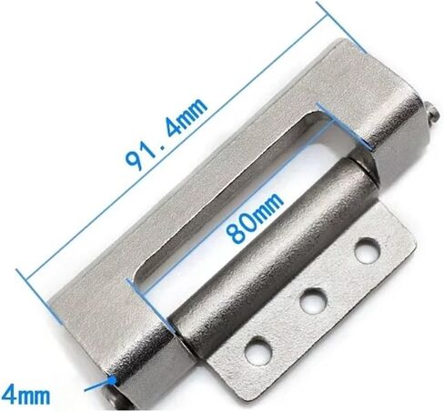 Foldable Thick Hinge 304 Stainless Steel Industrial Heavy Load-Bearing Accessories 1Pcs in Saudi Arabia