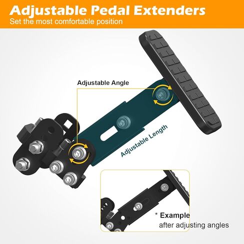 Gas and Brake Pedal Extenders for Short Drivers People Driving Cars, Adjustable Length and Angle Auto Vehicles Brake and Accelerator Pedals (Updated YCQ300) in Kuwait