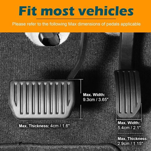 Gas and Brake Pedal Extenders for Short Drivers People Driving Cars, Adjustable Length and Angle Auto Vehicles Brake and Accelerator Pedals (Updated YCQ300) in Kuwait
