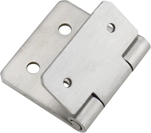304 Stainless Steel Asymmetric Folding Hinge Industrial Equipment Cabinet Door 1Pcs(65.4x35x2mm) in Kuwait