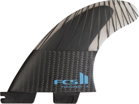 FCS II Performer PC Carbon Tranquil Blue Tri Fins in Saudi Arabia