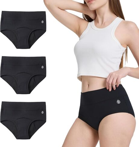 Incontinence Underwear for Women Washable, High Absorbency Womens Period Panties, Reusable Leak Proof Underwear for Women, 3Pack X-Large in Saudi Arabia