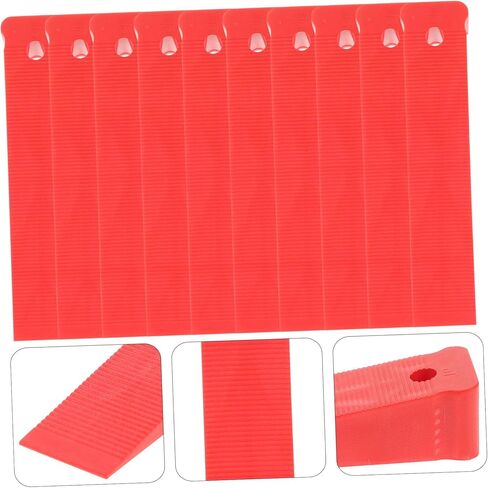 Lurrose 10-Piece Door Installation Level Wedge Set Plastic Leveling Shims for Non-Slip Design for Furniture Doors and Cabinets in Saudi Arabia