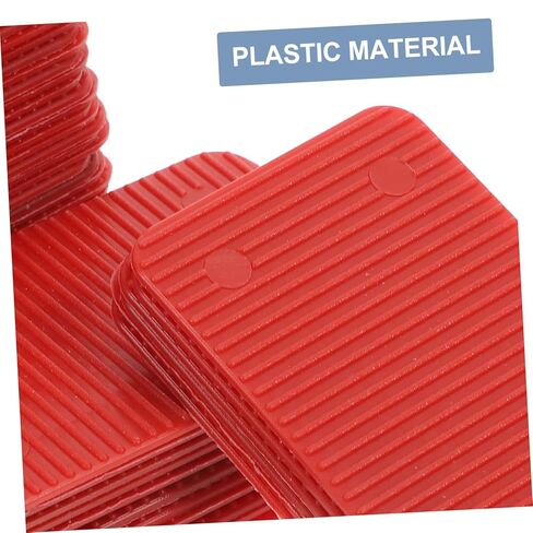 GANAZONO 100Pcs Plastic Flat Shims for Leveling Doors Windows Load Bearing Structural for Furniture Hot Tubs Shims for Enhanced Stability in Saudi Arabia