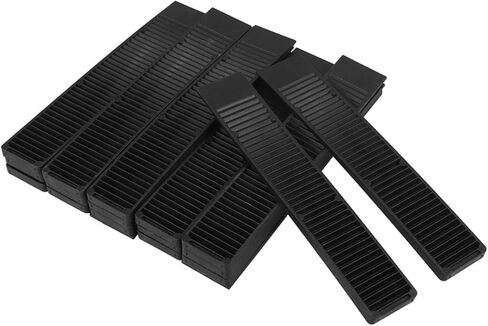 TEHAUX 18-Piece Furniture Leveling Shims Sturdy Plastic Wedges for Uneven Floors Non-Slip Adjustable Furniture Levelers Suitable for Tables and Cabinets in Saudi Arabia