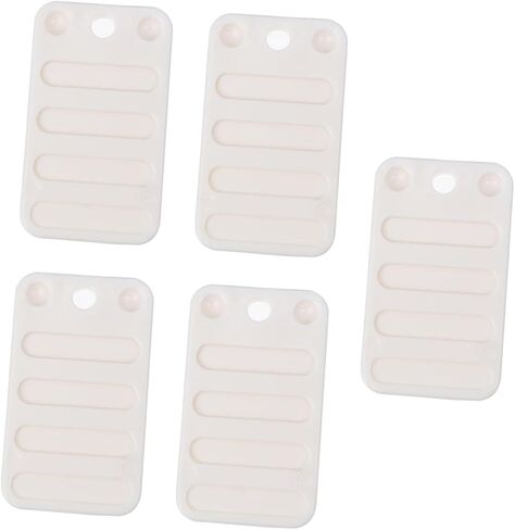 Homoyoyo 5 Pcs Adjustable Furniture Feet Pads Leveling Shims for Sofa Legs Bed Risers and Tables Plastic Wedge Foot Base Raising Accessories for Home Improvement in Saudi Arabia