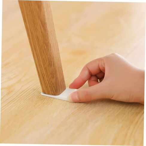 Homoyoyo 5 Pcs Adjustable Furniture Feet Pads Leveling Shims for Sofa Legs Bed Risers and Tables Plastic Wedge Foot Base Raising Accessories for Home Improvement in Saudi Arabia