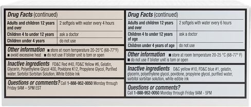 HealthA2Z® Daytime and Nighttime Cold & Flu Medicine, Decongestant-Free, Multi-Symptom Daytime and Nighttime Relief, Suitable for Adults with High Blood Pressure, 36 Softgels in Saudi Arabia
