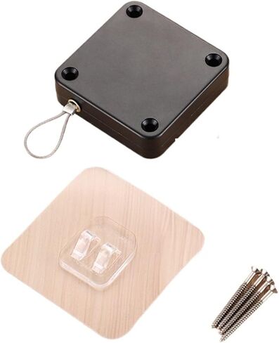 باب حبل منزلي خالٍ من اللكمات، إغلاق بالدفع والسحب، صامت بسيط (أبيض 1000 جم) in Kuwait