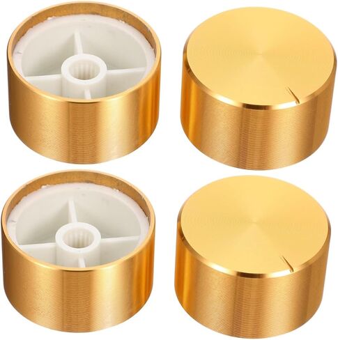 Kisangel 2pcs Guitar Volume Control Knobs High-Grade Potentiometer Hats for Electric Bass Guitar Stylish Design Easy Installation Wear-Resistant Replacement Parts in Saudi Arabia