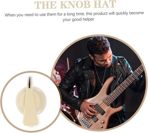 Kisangel 48pcs Guitar Volume Tone Control Knobs Potentiometer Caps for Electric Guitar Easy to Install Replacement Parts for Amplifiers and Effects in Saudi Arabia