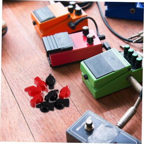 HANABASS 8pcs Electric Guitar Control Knobs for Volume and Tone Potentiometer Knobs and Easy Installation for Electric and Acoustic Guitars in Saudi Arabia