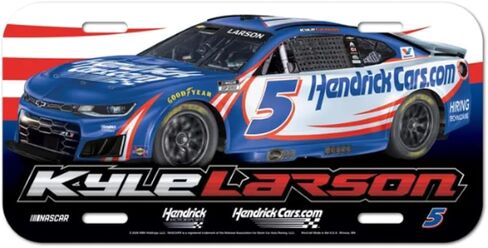 Kyle Larson #5 Plastic (12"x6") Wall/Automobile Tag Car/Truck/SUV in Saudi Arabia
