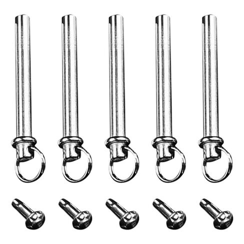Ipetboom 5 Sets Hand Fan Shaft Replacement Kit Decorative Rivets with Rings Stainless Steel Fasteners for Folding Fans for DIY Repairs and Restoration in Saudi Arabia