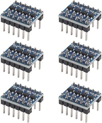 12pcs 4 Channels IIC I2C Logic Level Converter PRE-SOLDERED Bi-Directional Module 3.3V to 5V 4 Channels Shifter for Raspberry Pi and Other Microcontrollers in Saudi Arabia
