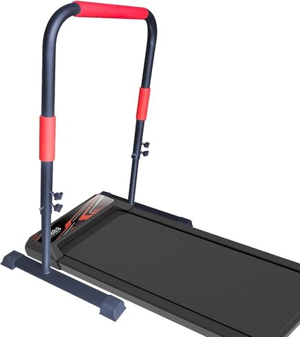 شريط مقبض قابل للتعديل لوسادة المشي فقط - مقاس عالمي بعرض 23 بوصة، أقصى ارتفاع 43 بوصة، مرفق دعم قوي (أسود وأحمر) in Kuwait