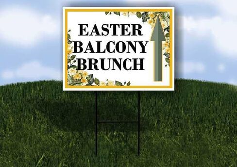 شرفة عيد الفصح، زهور الربيع، الحمضيات، الأوكالبتوس، سهام اتجاهية، إطار مزدوج الجوانب، مقاس 23 × 23 بوصة. in Kuwait