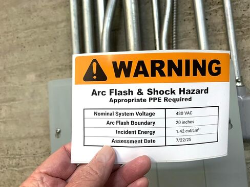 ملصق رأس برتقالي من الفينيل المطبوع مسبقًا من LabelTac لطابعات LabelTac 9، مثقوب وذاتي اللصق يستخدم لفلاش القوس، وعلامات السلامة، والمزيد (200 قطعة، 4 بوصة × 6 بوصة) in Kuwait