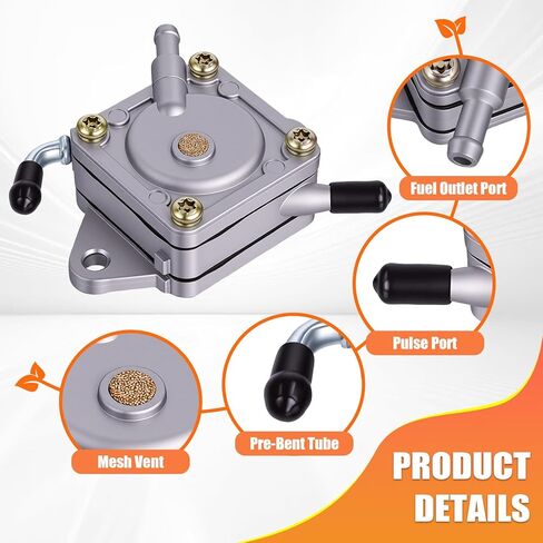 Golf Cart Fuel Pump Impulse Kit Compatible with Club Car DS Precedent 1984-Up 290FE 350FE Kawasaki Engine Replacement for 1014523 1014524 S5136 FP002 JN6-F4410-00 JF2-24410-20 in Saudi Arabia
