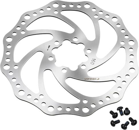 160mm Bike Disc Brake Rotor Stainless Steel Bicycle Disc Brake Rotor for Road Bike Mountain Bicycle Electric Bikes in Saudi Arabia
