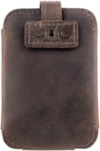Trumpet Wireless Microphone Transmitter Holder – Genuine Leather Bodypack Pouch for Clip-On Mic in Saudi Arabia