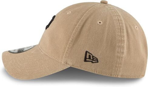 New Era للجنسين - الكبار MLB Core Classic 9TWENTY قبعة قابلة للتعديل مقاس واحد يناسب الجميع - بيتسبرغ بايرتس كاكي in Kuwait