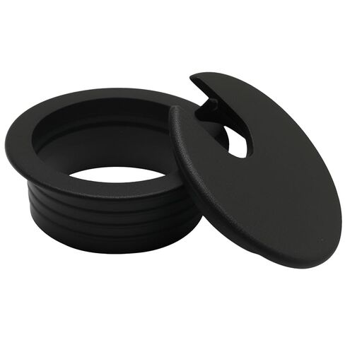 3 قطع من 3 قطع بحلقة تثبيت للمكتب مقاس 1-1/2 بوصة من بلاستيك ABS وغطاء فتحة سلك للمكتب على شكل حرف U، غطاء فتحة كابل أبيض مقاس 1.5 بوصة للمكتب والمنزل والمدرسة/مكتب الكمبيوتر in Kuwait