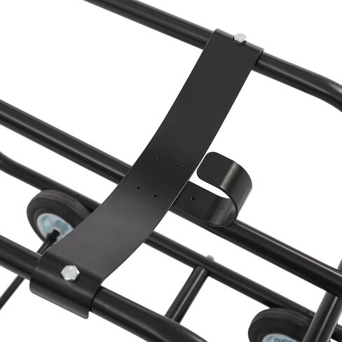 YIYIBYUS 55 Gallon Drum Cradle, Gallon Drum Dolly Black Powder-Coated Steel Construction, Drum Rack Stand with Retractable Loading & Unloading Drawbar, 4 Wheels in Saudi Arabia