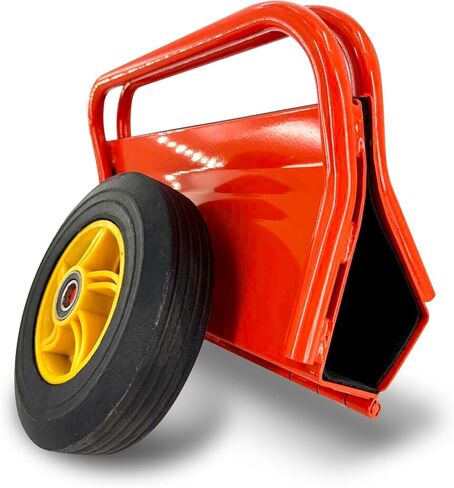 لوحة برتقالية شديدة التحمل مقاس 10 بوصة، دوللي بلاطة دوللي، مقبضان مريحان وإطارات مطاطية صلبة تدعم ما يصل إلى 1000 رطل، محرك جميع التضاريس مناسب لألواح الحوائط الجافة، مادة الباب in Kuwait