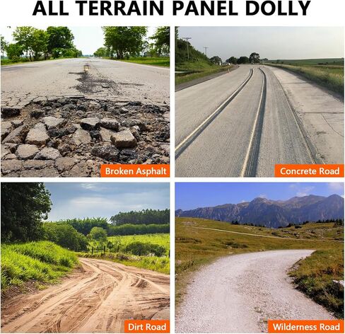 لوحة برتقالية شديدة التحمل مقاس 10 بوصة، دوللي بلاطة دوللي، مقبضان مريحان وإطارات مطاطية صلبة تدعم ما يصل إلى 1000 رطل، محرك جميع التضاريس مناسب لألواح الحوائط الجافة، مادة الباب in Kuwait