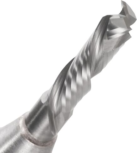 5pcs 12.7mm Shank UP and Down Cut Two Flutes Spiral Carbide Tool TCT Milling Cutter Compression Wood End Mill for Engraving Slotting(5Pcs 12.7x6x22) in Saudi Arabia