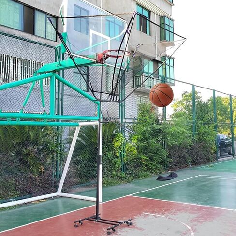 Wall Mounted Basketball Hoop Rebounder Return Attachment Floor Standing Shot Returner Machine Net Return/Basketball in Saudi Arabia