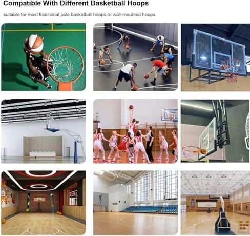 Shot Basketball Returner Return Funnel-Shaped Training Apparatus Lightweight Suspended Steel for All Hoops in Saudi Arabia