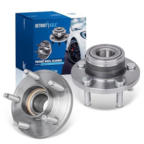 Detroit Axle-محاور محامل العجلات الخلفية لـ 13-19 Nissan Pathfinder Infiniti QX60 JX35 15-19 Murano 2 Wheel Hub and Bearings Assembly Set 2015 2015 2017 2018 2019 Replace in Kuwait