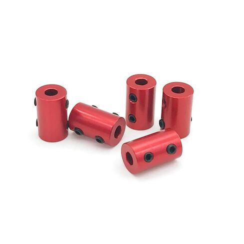 Aluminum Alloy Coupling D12L20 Red Rigid Top Line 2/2.3/3/3.17/4/5/6mm CNC 1Pcs(2.3mm to 3mm) in Saudi Arabia