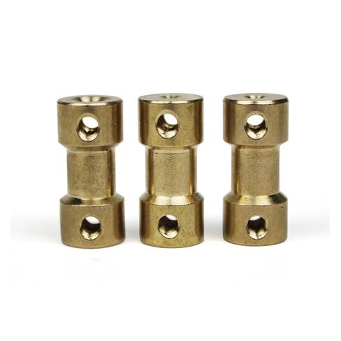 D9*L20 Miniature Brass Rigid Coupling Component Accessory CNC Stepper Motor Shaft Connector 1Pcs(2.3 X 4) in Saudi Arabia