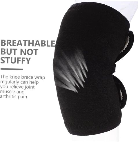 Material Blood Circulation Ventilation Winter Knee Warmer Pain Relief for Joint in Saudi Arabia