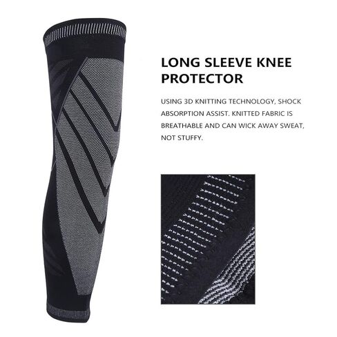 EVTSCAN Summer Thin Kneepad Knitted Nylon Long Sleeve Knee Protector Sports XL in Saudi Arabia