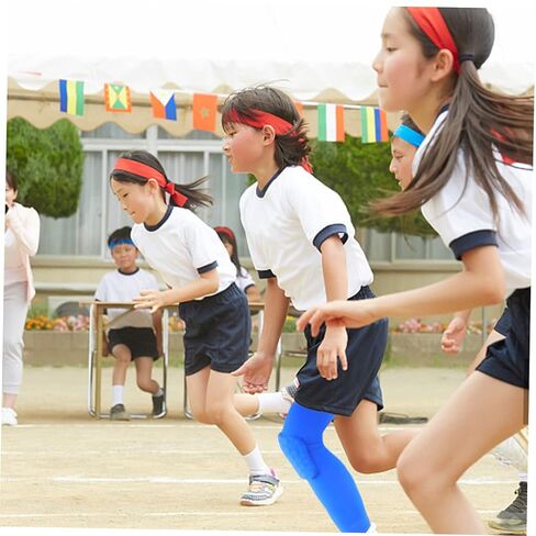 Totority Boys and Girls Basketball Knee Brace Knee Pads Breathable Sleeve for Volleyball Boy Girl Protector Nylon Comfortable in Saudi Arabia