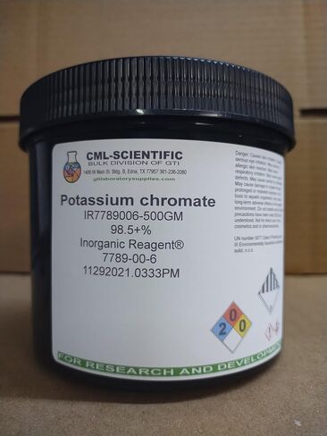 Potassium Chromate, 98.5+%, Inorganic Reagent, 500 Grams in Kuwait