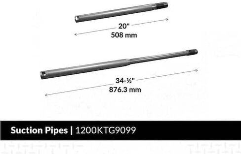 1 Inch Steel Telescoping Suction Pipe FOR Fill-Rite Bung Mounted Transfer Pumps 20 to 34.5 Inch Adjustable Liquid Pickup in Kuwait